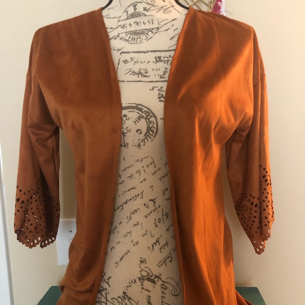 Faux leather kimono. Size S. Excellent condition. Worn once.